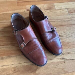 MR. B’s for Aldo Brown a leather Monkstrap Shoes 10.5